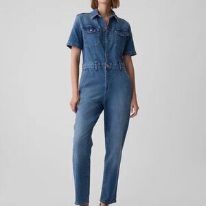 Gap Denim Jumpsuit Medium Indigo Size 10